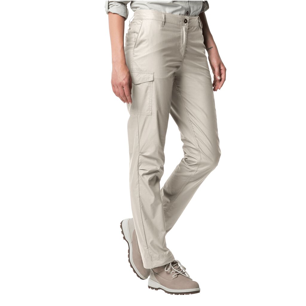 Jack Wolfskin LAKESIDE Pantalons Femme Gris - SYGVIUF-03